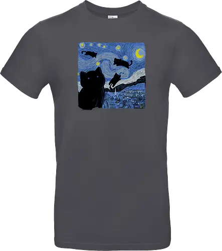 The Starry Cat Night