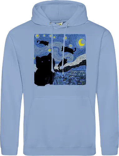 The Starry Cat Night