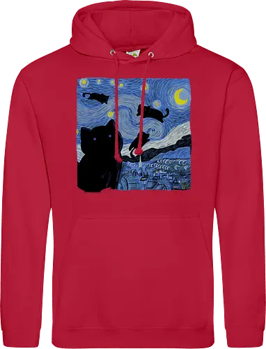 The Starry Cat Night
