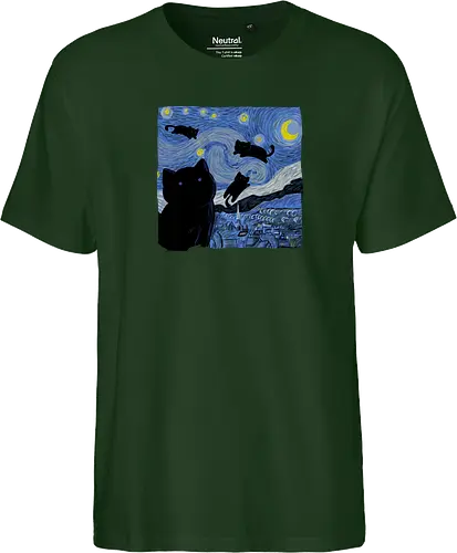 The Starry Cat Night