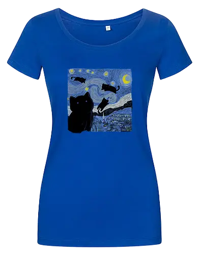 The Starry Cat Night