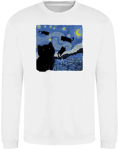 The Starry Cat Night