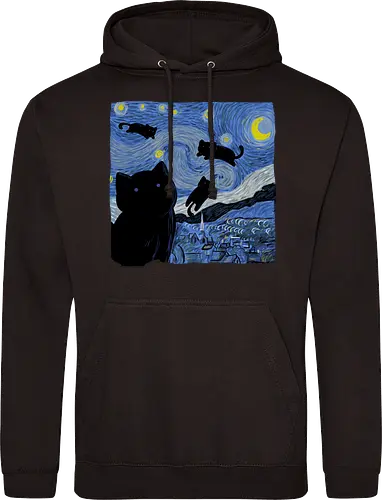 The Starry Cat Night