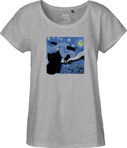 The Starry Cat Night