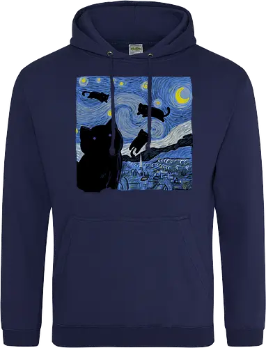 The Starry Cat Night