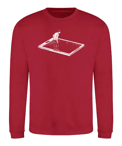 In the Verge - tablet, handy, smartphone, digital, endless, internet, go outside, offline, online - Sweatshirt