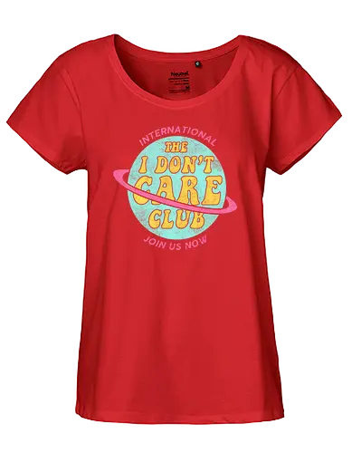 The Club - fun, I don't care, club - Fairtrade Girl Shirt