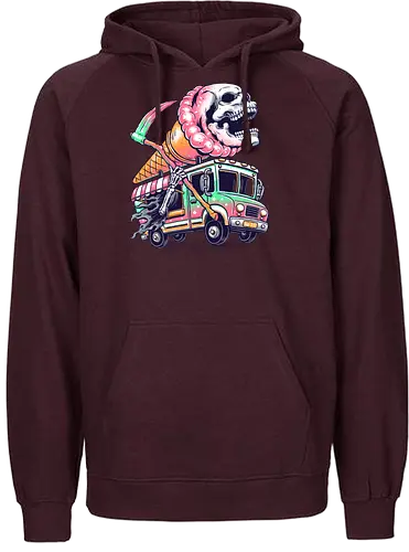 Scream for Ice Cream - sensenmann, ice, eis, summer, fun, sommer, reaper - Fairtrade Hoodie