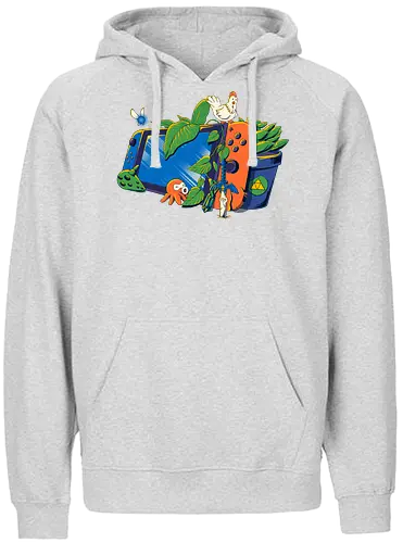  adventure - handheld, gaming, adventure, navi, Hero of Time - Fairtrade Hoodie