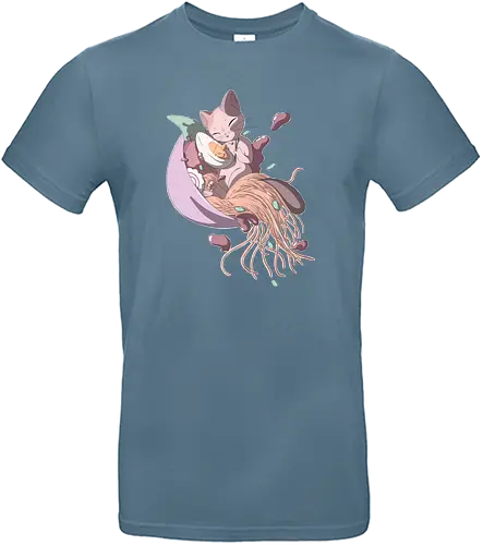 Ramen Kitty - ramen, noodle, nudel, katze, cat, neko, kitty, noodle soup, japan, food, essen, nippon - Standard T-Shirt