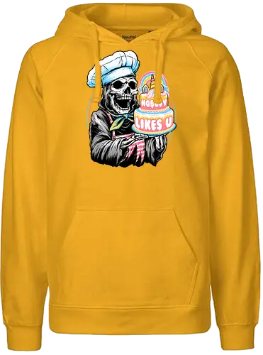 Doom Cake - sensenmann, skeleton, skelett, cake, kuchen, Torte, rper - Fairtrade Hoodie