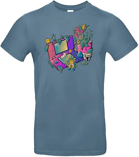 Gaming Adventure - console, handheld, gaming, vintage, Slime - Standard T-Shirt