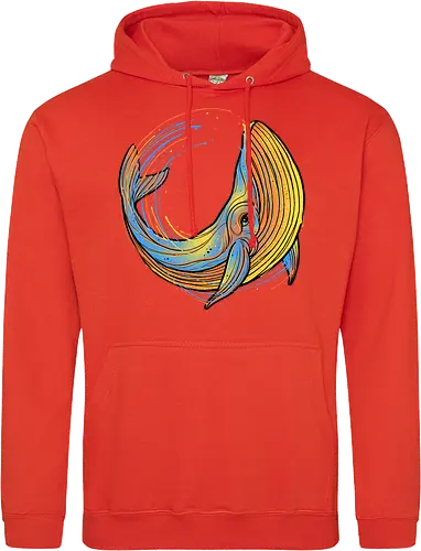 A colorful swim