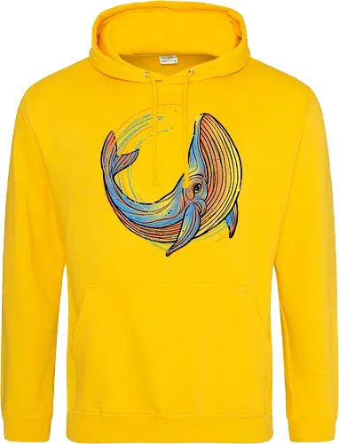 A colorful swim