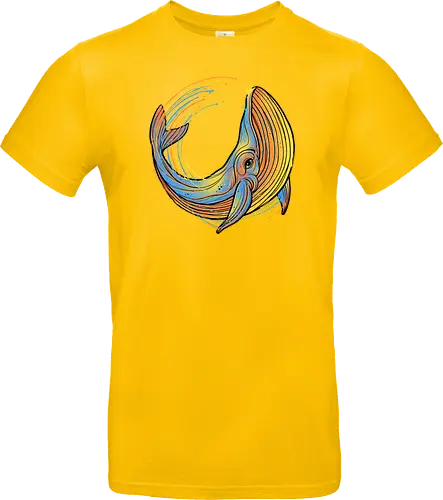 A colorful swim