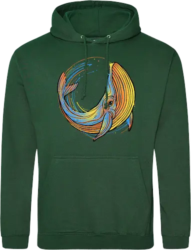 A colorful swim