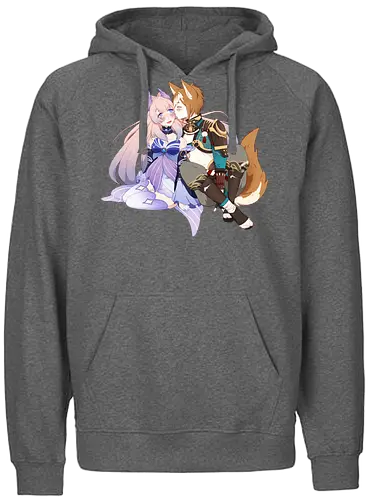 Kokorou - Genshin, impact, kokomi, gorou, rpg, gacha - Fairtrade Hoodie