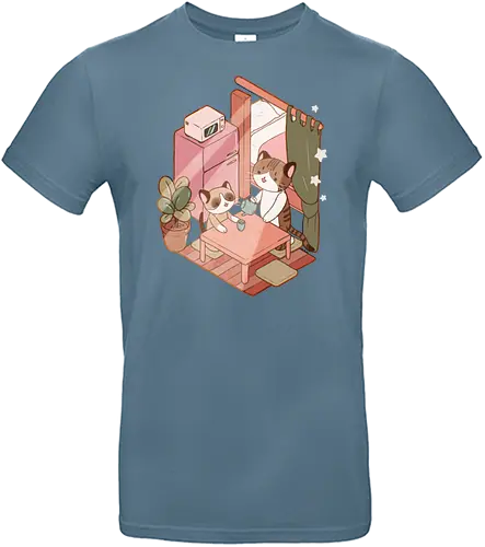 Kitties T Time - cat, katze, cute, neko, tee, t - Standard T-Shirt