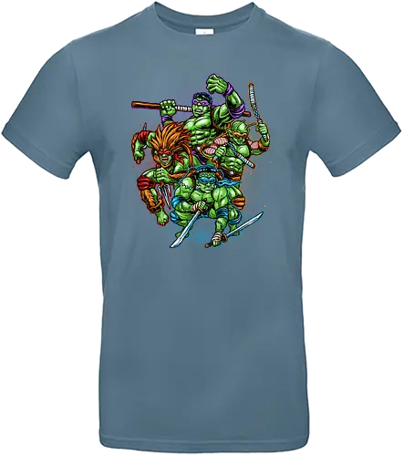 Green Ninjas - turtles, green, mashup, comic, anime - Standard T-Shirt