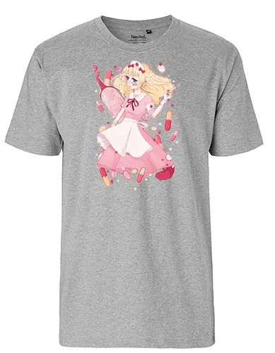 Kawaii Nurse - nurse, pflege, medizin, medicine - Fairtrade T-Shirt