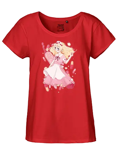 Kawaii Nurse - nurse, pflege, medizin, medicine - Fairtrade Girl Shirt