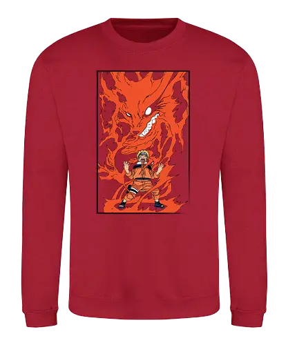 Fox Demon - anime, manga, fox, demon, fox demon, shipuuden - Sweatshirt