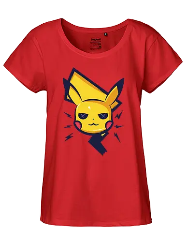 Electric - pocket, mon, gaming, anime, manga, monster - Fairtrade Girl Shirt