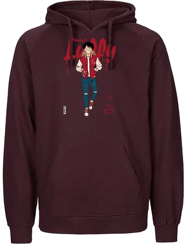 Luff Fashion - luffy, ruffy, manga, anime, pirate, piraten - Fairtrade Hoodie