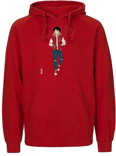 Luff Fashion - luffy, ruffy, manga, anime, pirate, piraten - Fairtrade Hoodie