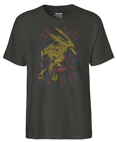 All Might - anime, manga, hero, academy, Academia - Fairtrade T-Shirt