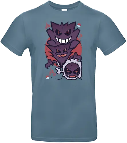 Ghost - pocket, mon, monster, anime, gaming, manga - Standard T-Shirt