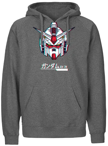 Giant Mecha - mech, mecha, gundam, anime, manga, robot, kaiju - Fairtrade Hoodie