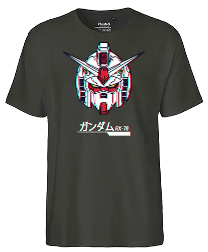 Giant Mecha - mech, mecha, gundam, anime, manga, robot, kaiju - Fairtrade T-Shirt