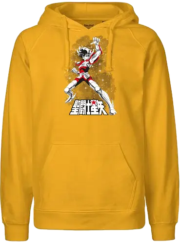 Pegasus - saint seiya, manga, anime, seiya, knights of the zodiac, saint, zodiac, ikki, hyoga, pegasus, cavaleiro, cavaleiros - Fairtrade Hoodie