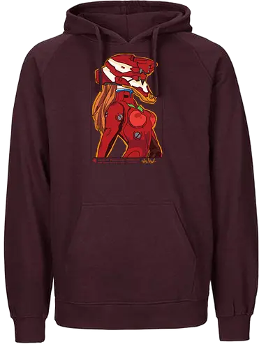 EVA : 02 - anime, manga, evangelion, gundam, Suite, EVA, NGA - Fairtrade Hoodie