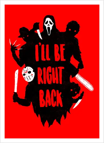 I'll be right back