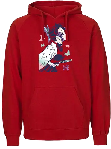 Shinobu - anime, Slayer, manga - Fairtrade Hoodie