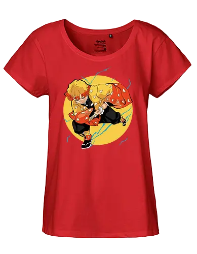 Zenitsu - anime, manga, Slayer - Fairtrade Girl Shirt