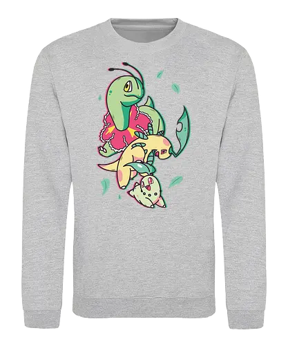 Grass Type - gaming, anime, pocket, monster - Sweatshirt