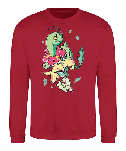 Grass Type - gaming, anime, pocket, monster - Sweatshirt