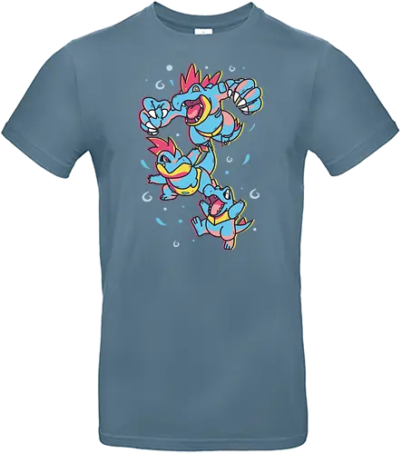 Water Type - anime, gaming, pocket, monster, mon - Standard T-Shirt