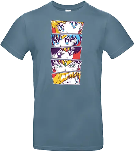 Sailor Scouts - anime, sailor, moon, Saturn, mars, manga - Standard T-Shirt