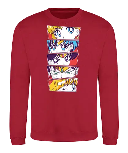 Sailor Scouts - anime, sailor, moon, Saturn, mars, manga - Sweatshirt