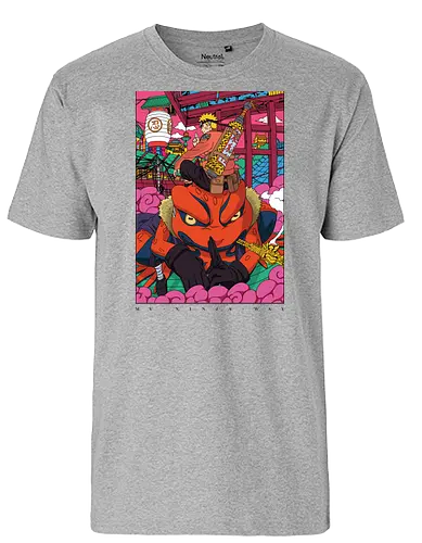My Ninja Way - anime, manga, ninja - Fairtrade T-Shirt