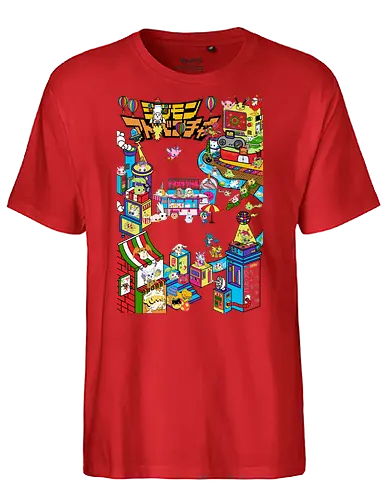 Digital Friends - anime, mon, Digi, adventure - Fairtrade T-Shirt