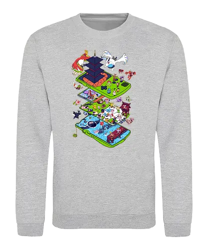 2nd Gen - gaming, handheld, 2nd gen, 90s - Sweatshirt
