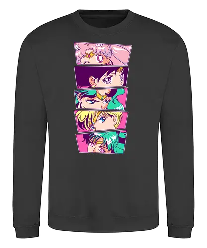 Sailor Scouts Vol. 2 - sailor, Scout, moon, pluto, Uranus, Neptun, jupiter - Sweatshirt