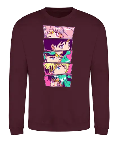 Sailor Scouts Vol. 2 - sailor, Scout, moon, pluto, Uranus, Neptun, jupiter - Sweatshirt