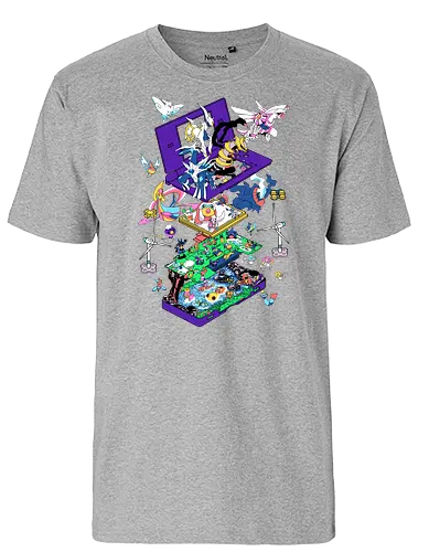 4th Gen - gaming, handheld, classic, 4th gen - Fairtrade T-Shirt