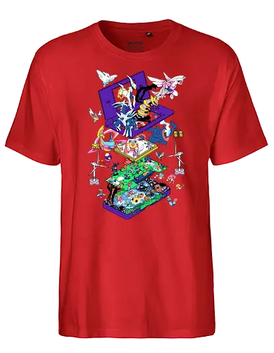 4th Gen - gaming, handheld, classic, 4th gen - Fairtrade T-Shirt